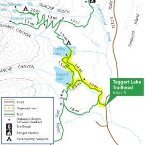 Taggart-Bradley Lakes Trails